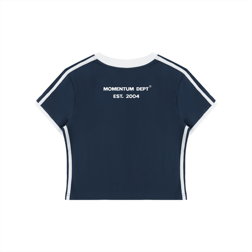 MD Retro V - Neck Crop T-Shirt - Momentum Dept.