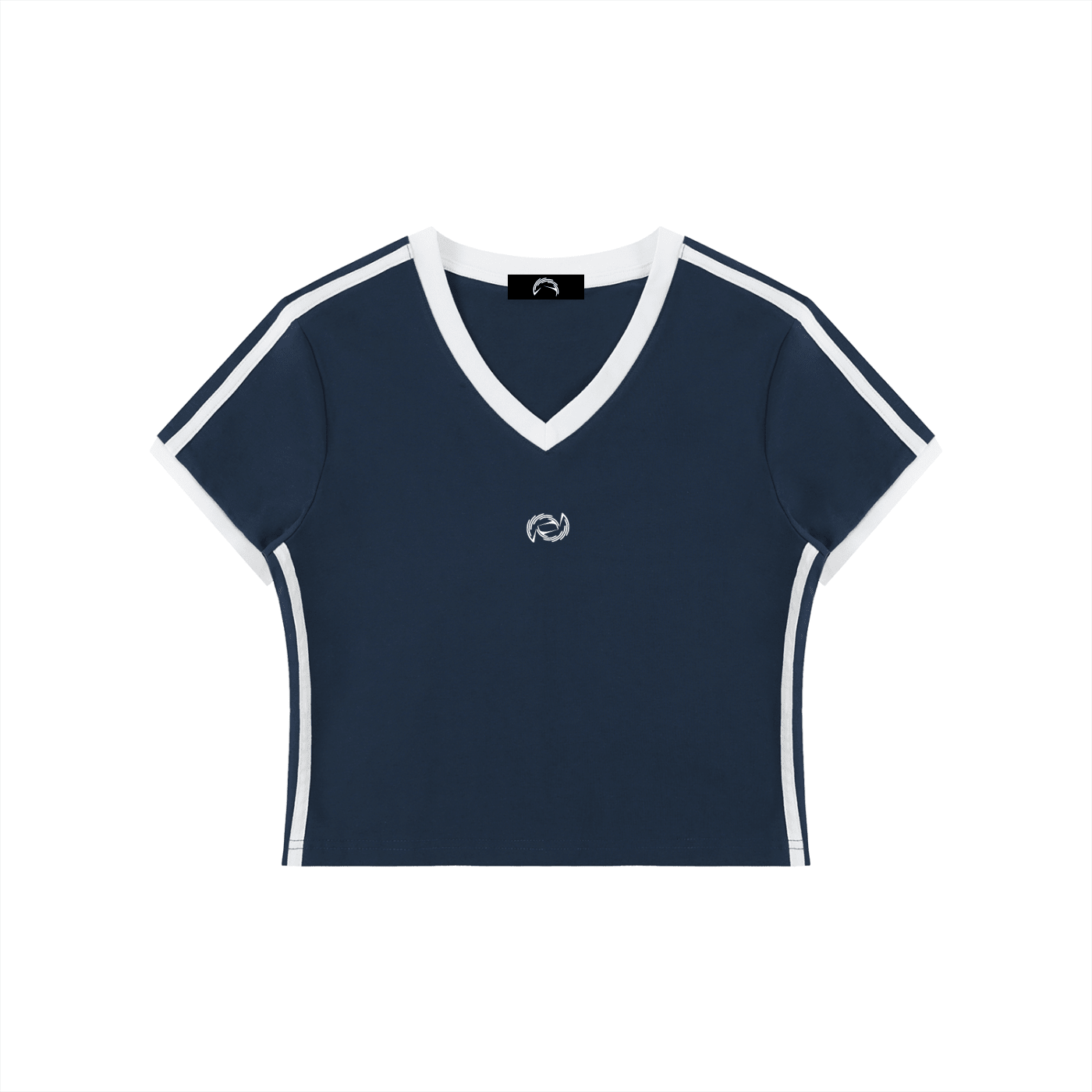 MD Retro V - Neck Crop T-Shirt - Momentum Dept.