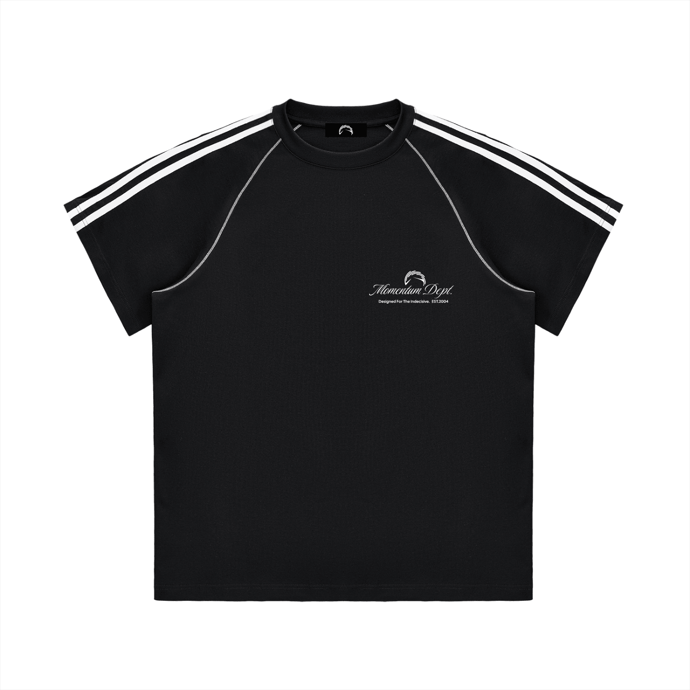 MD STRIPED STITCH T - SHIRT - Momentum Dept.