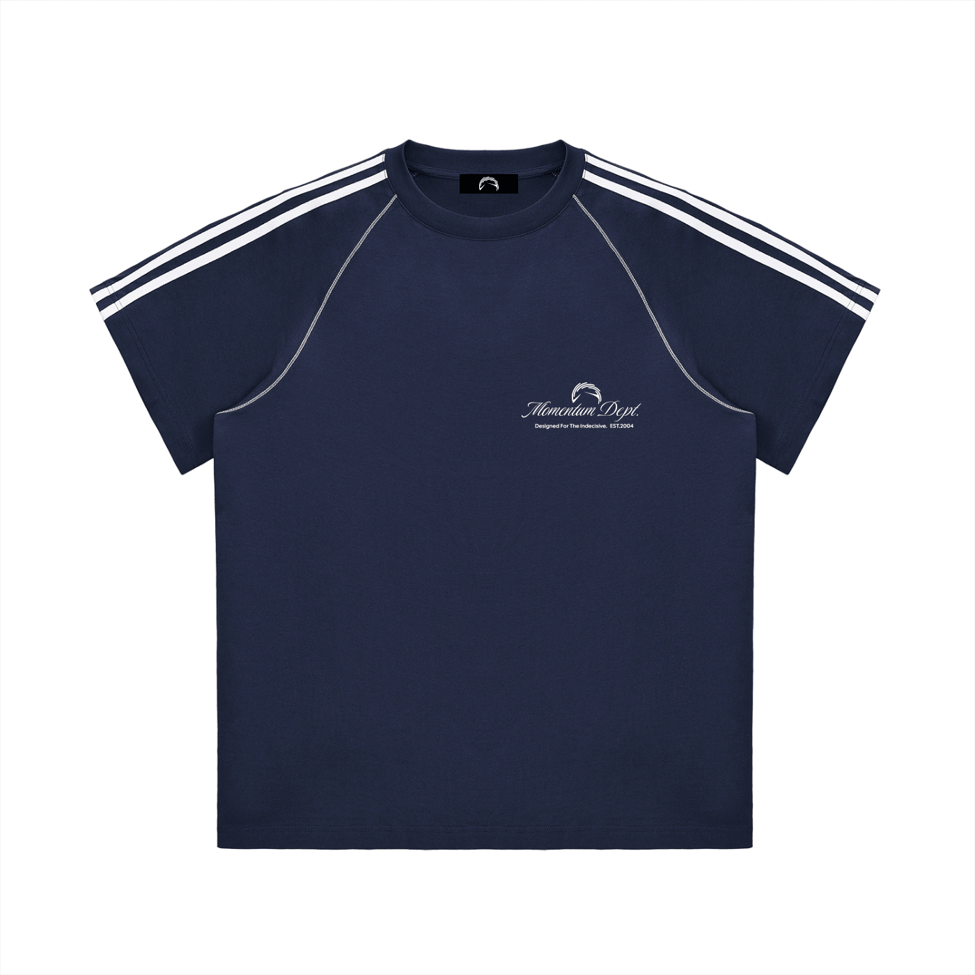 MD STRIPED STITCH T - SHIRT - Momentum Dept.