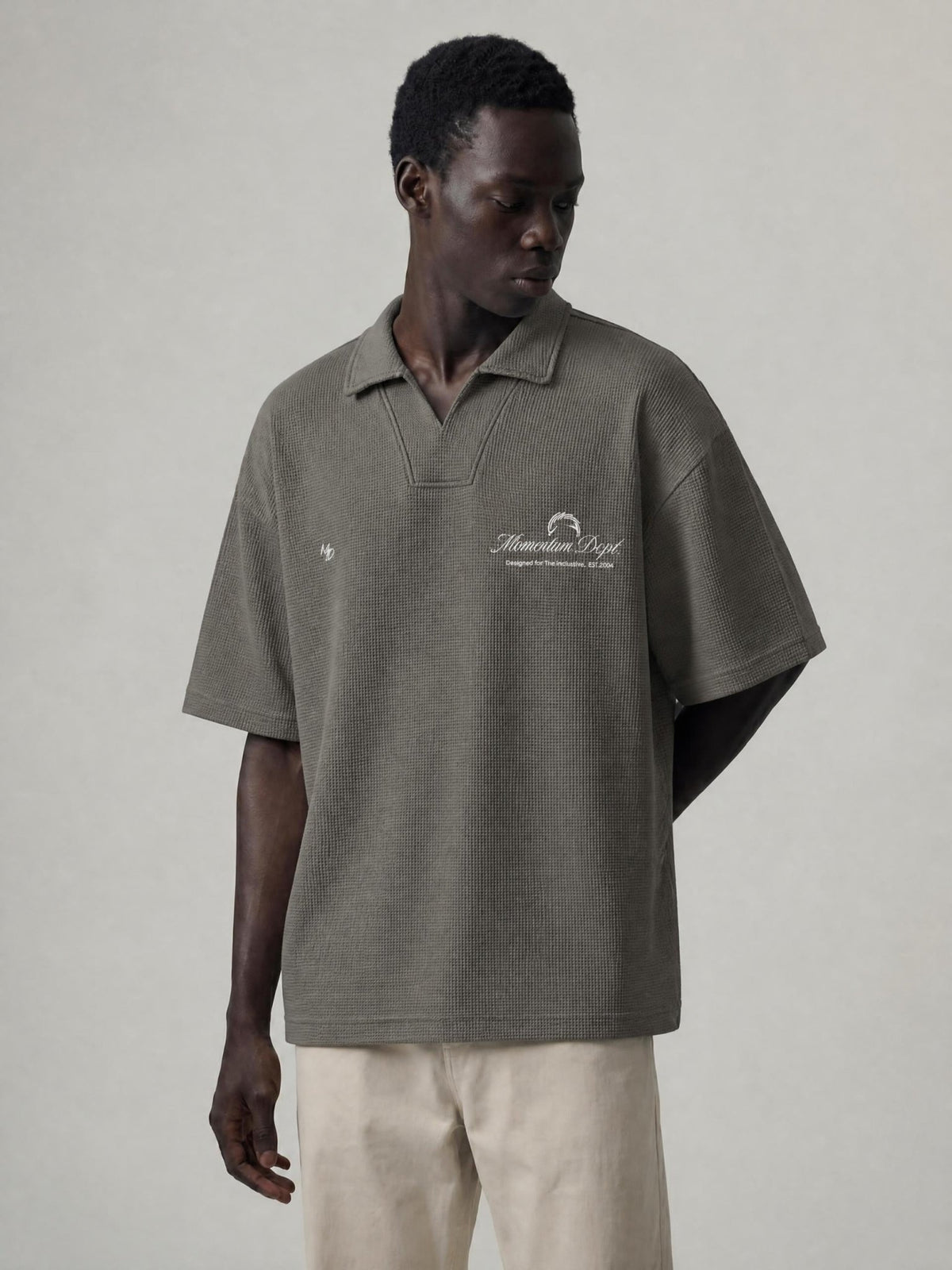 Waffle MDS2 Collared Tee - Momentum Dept.